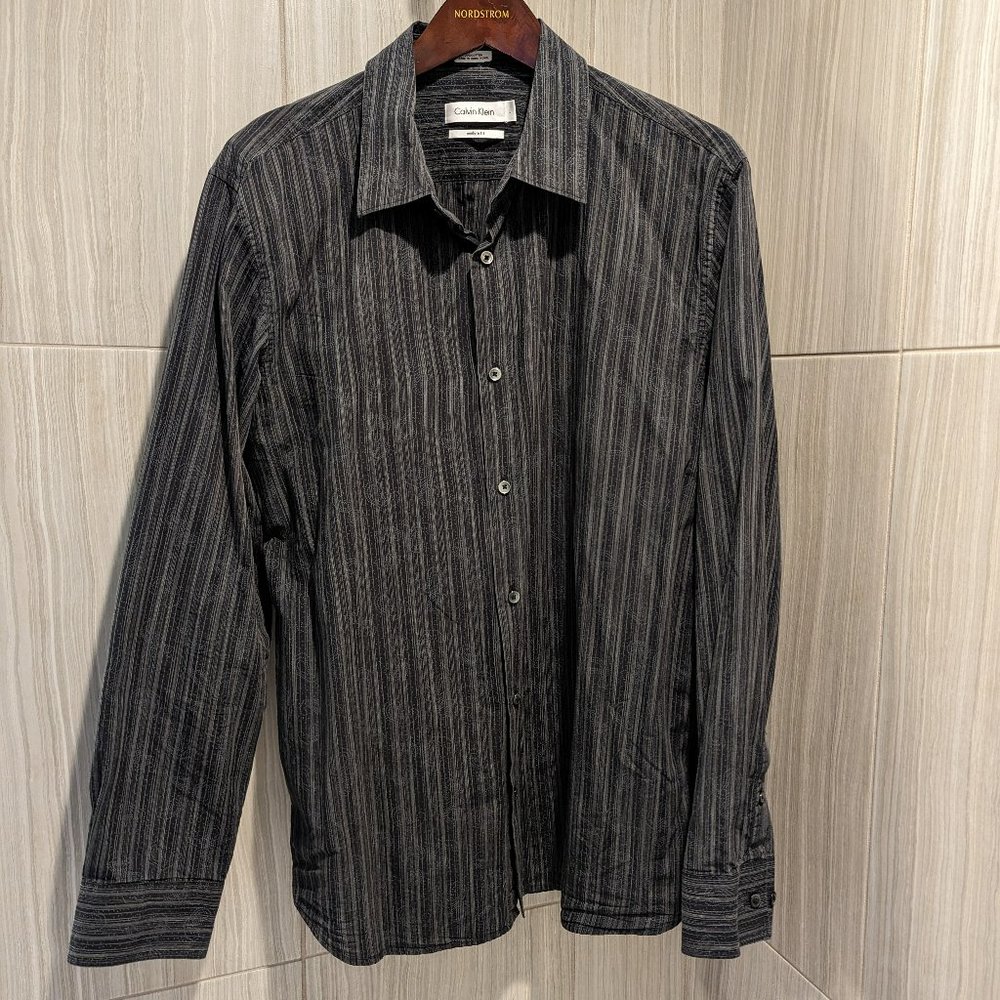 Calvin Klein Modern Fit Long Sleeve Shirt